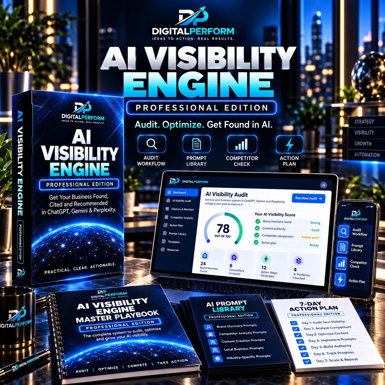 DigitalPerform AI Visibility Engine Professional Edition